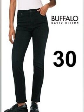 Buffalo Women's Jayden High Rise Straight Leg Jeans